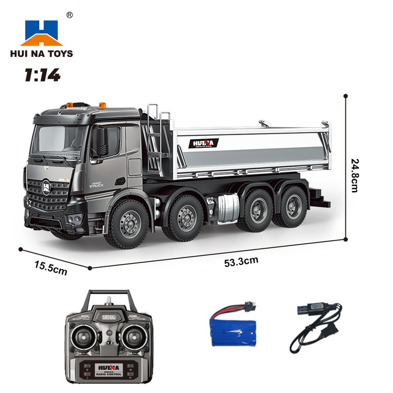 Dump Truck Toy - New Huina 1536pro 1537 Alloy Remote