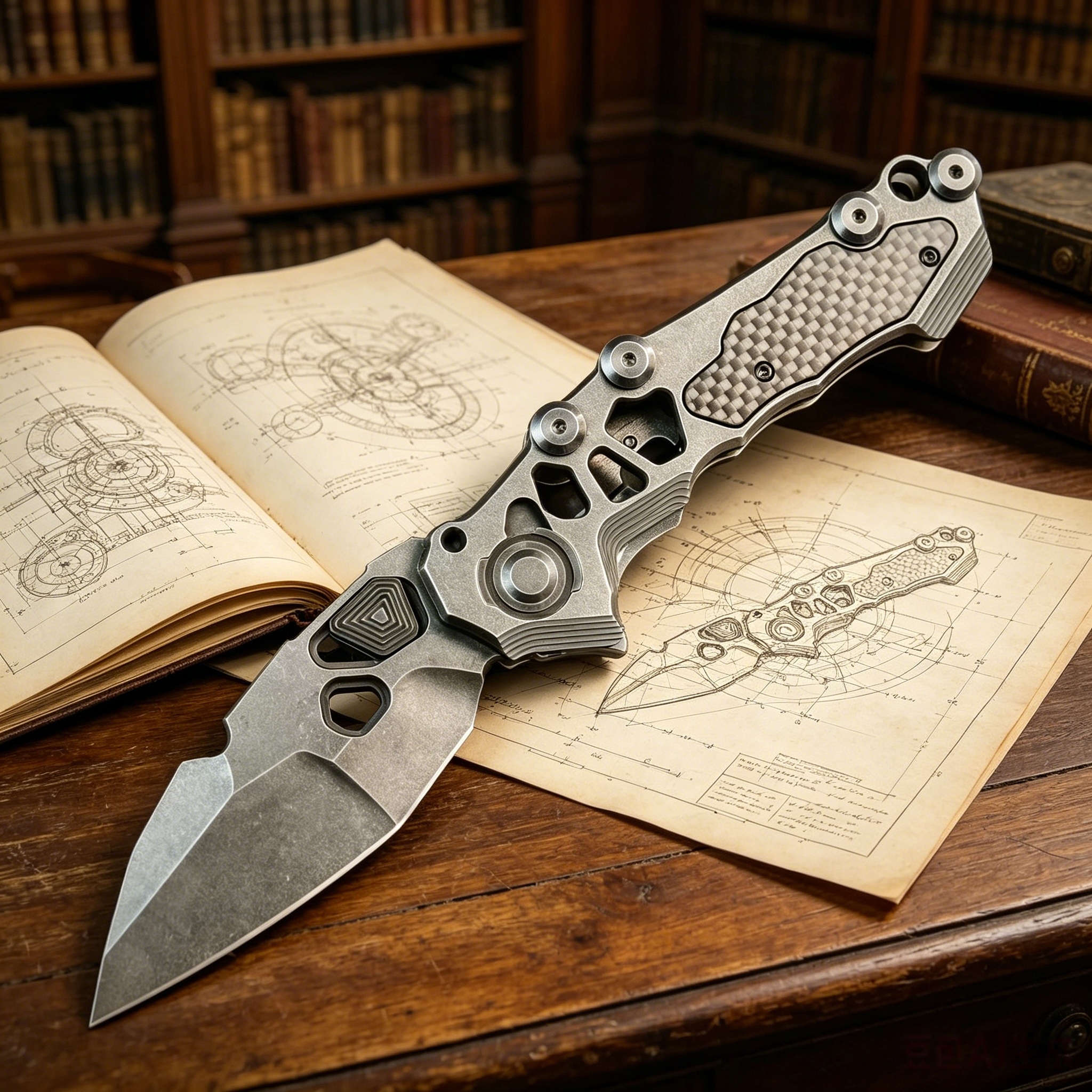 Heavy Equipment Blade - Mechanic - Complex CNC precision-engraved heavy-duty