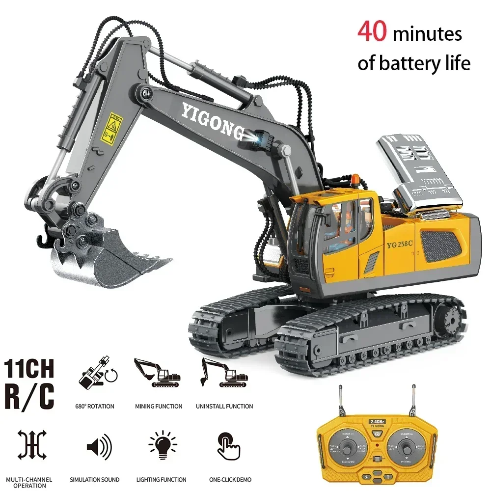 Excavator Dump Trucks 2.4G Hig - Dump Truck Toy ulasan dan harga