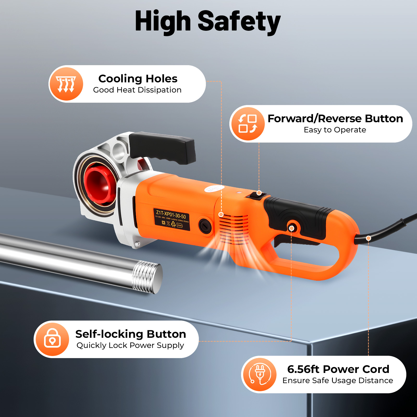 2300W Electric Pipe Threading  - Pipe Threading Machine ulasan dan harga