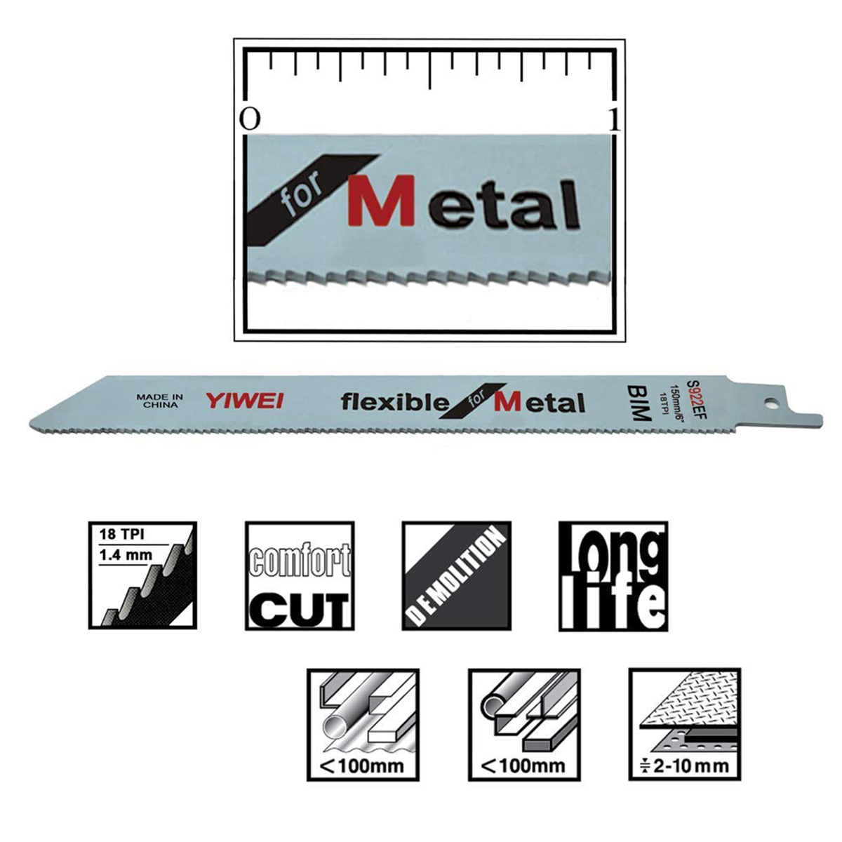 Heavy Duty Metal Cutting Recip - Heavy Equipment Blade ulasan dan harga