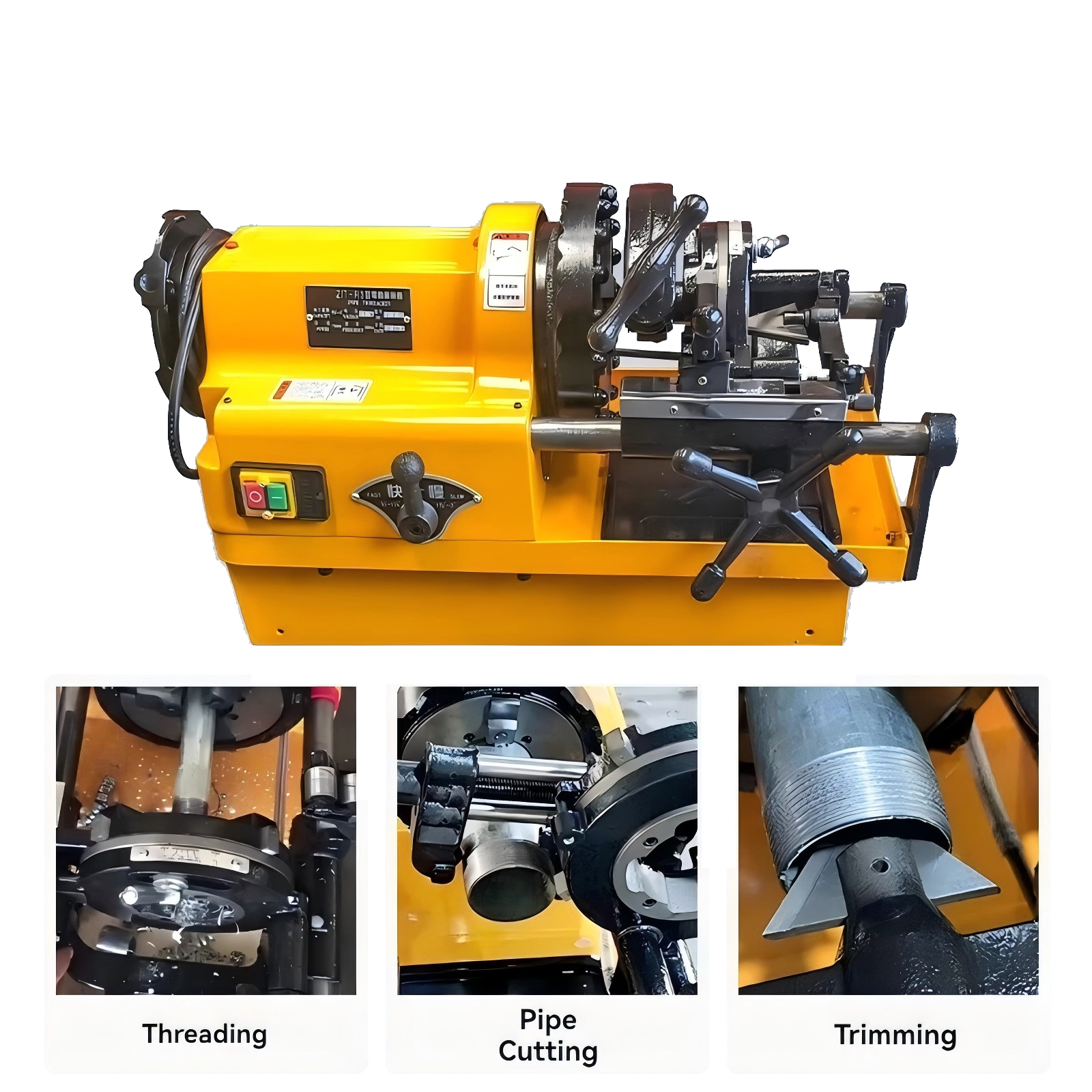 2 Inch  3inch New Electric Pip - Pipe Threading Machine ulasan dan harga