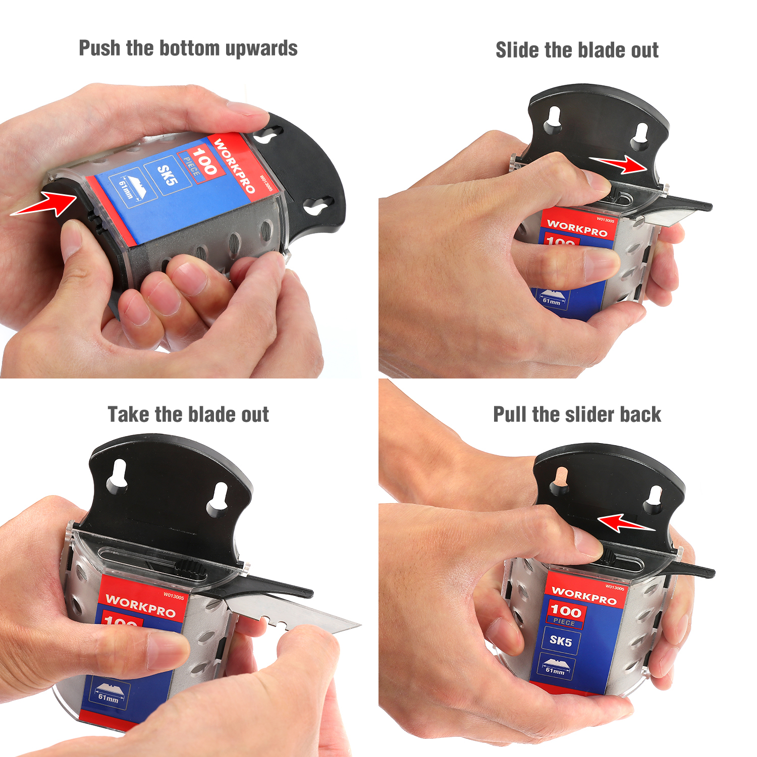 WORKPRO-SK5 Utility Knife Blad - Heavy Equipment Blade ulasan dan harga