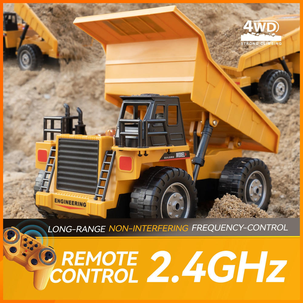 2025 New 4WD Remote Control RC - Dump Truck Toy ulasan dan harga