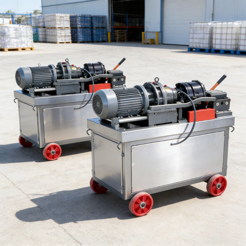 Portable Rebar Reinforcing Bar - Pipe Threading Machine ulasan dan harga
